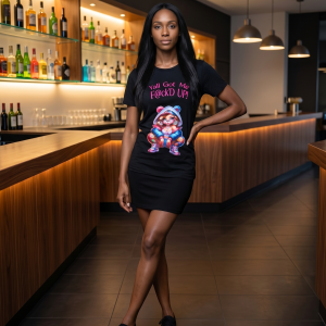 black female YGM shirt w/blue