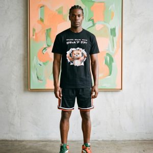 Black YGM logo shirt